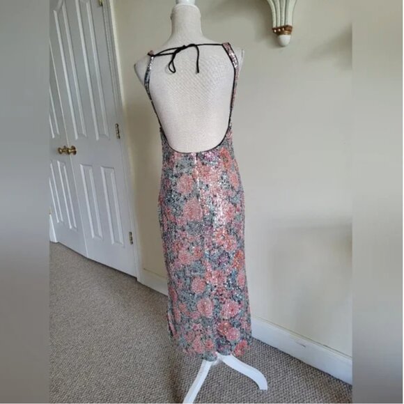 For Love and Lemons Ladonna Midi Sequined Dress size M - Picture 5 of 8
